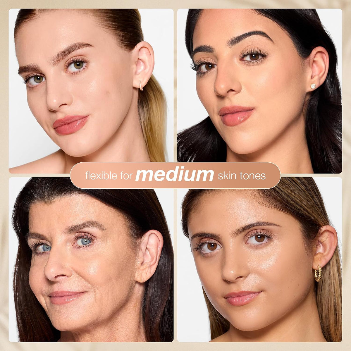 CC color-correcting tinted serum + creaseless setting powder