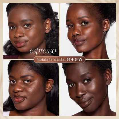 CC color-correcting tinted serum + creaseless setting powder